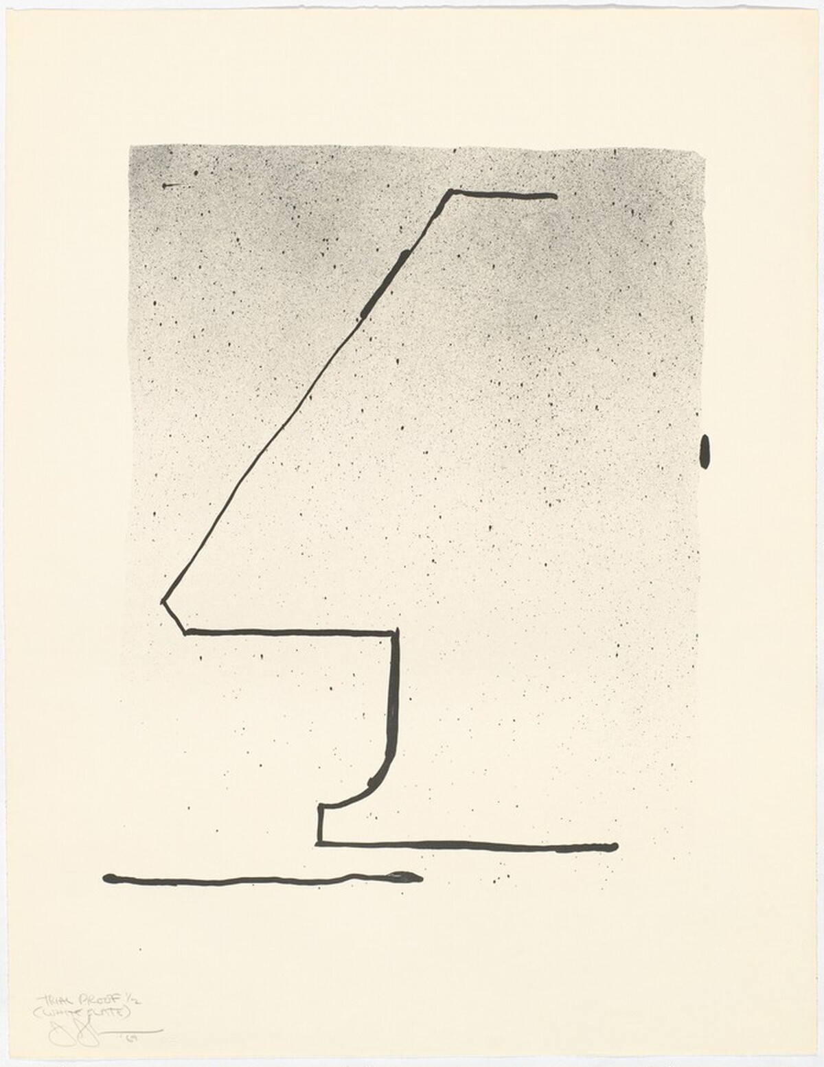 Figure 4 [trial proof] by Jasper Johns