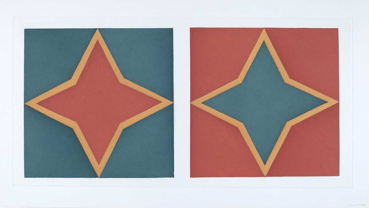 Double Stars [trial proof 2] by Sol LeWitt