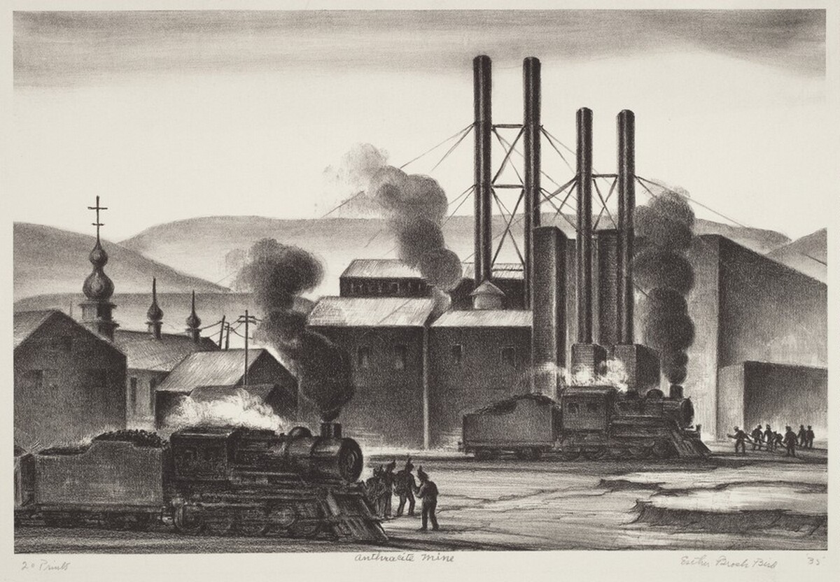Anthracite Mine by Esther Brock Bird
