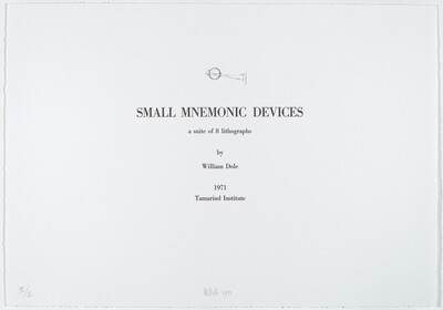 Title Page for "Small Mnemonic Devices"
