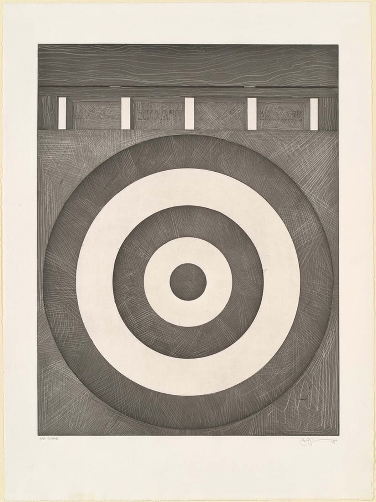Target with Four Faces [state proof of 3rd state] by Jasper Johns