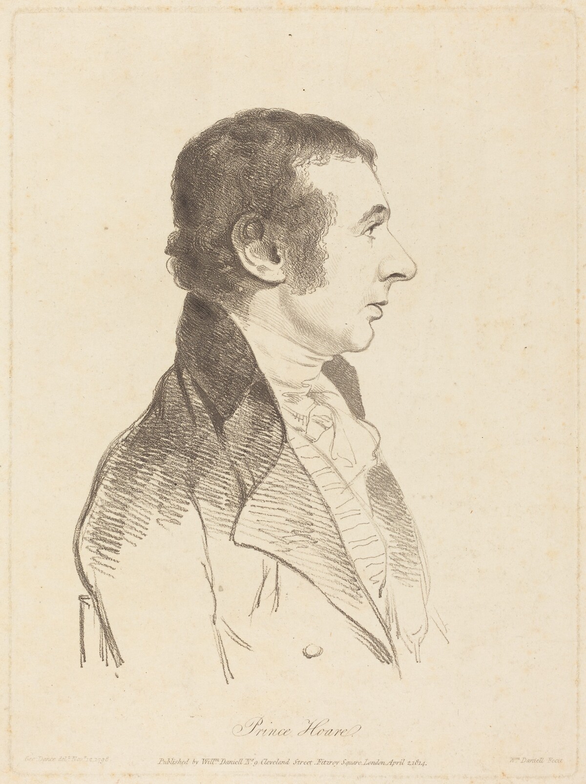Prince Hoare by William Daniell after George Dance II