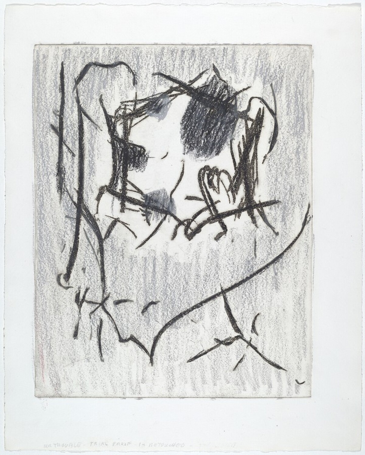Mr. Trouble (trial proof 1) by Jacob Kainen