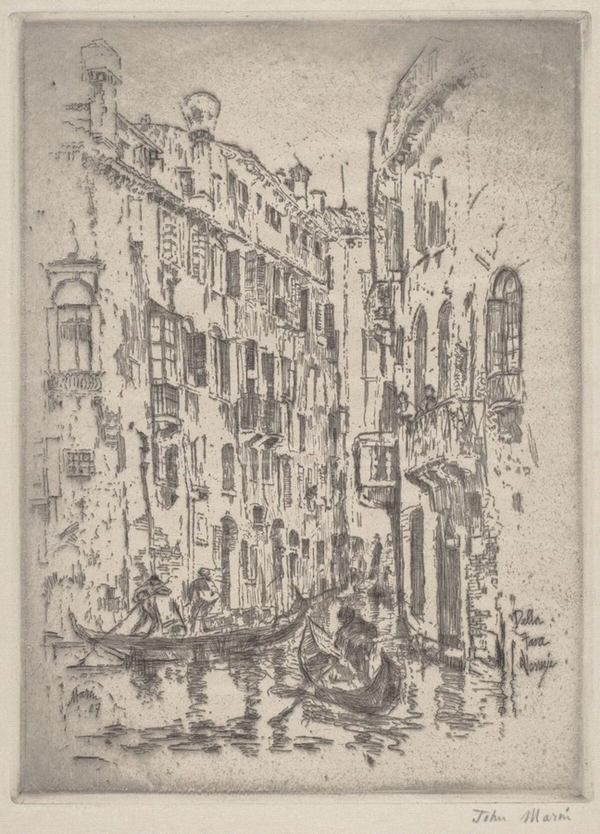 Della Fava, Venice by John Marin