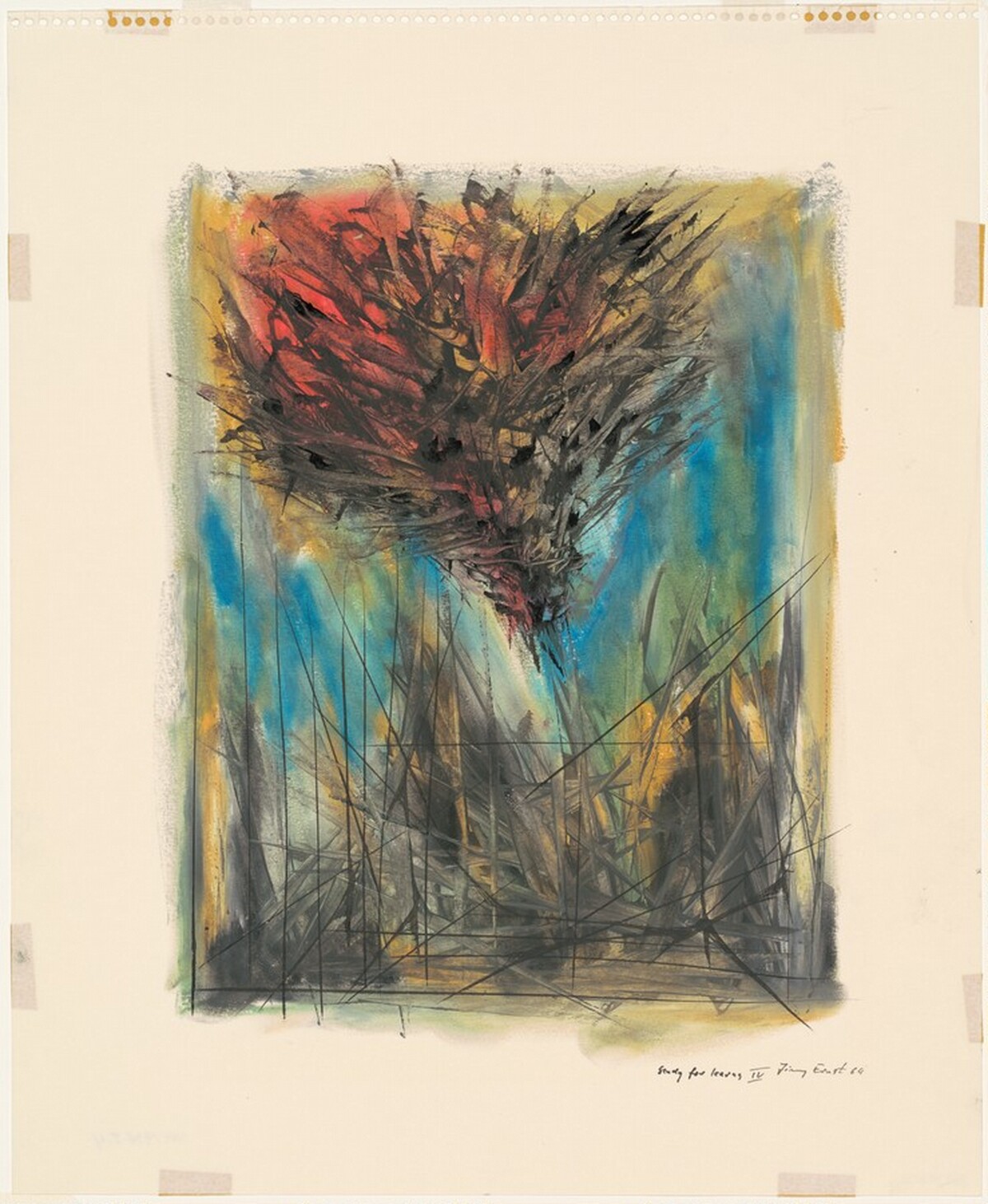 Study for "Icarus", No. 4 by Jimmy Ernst