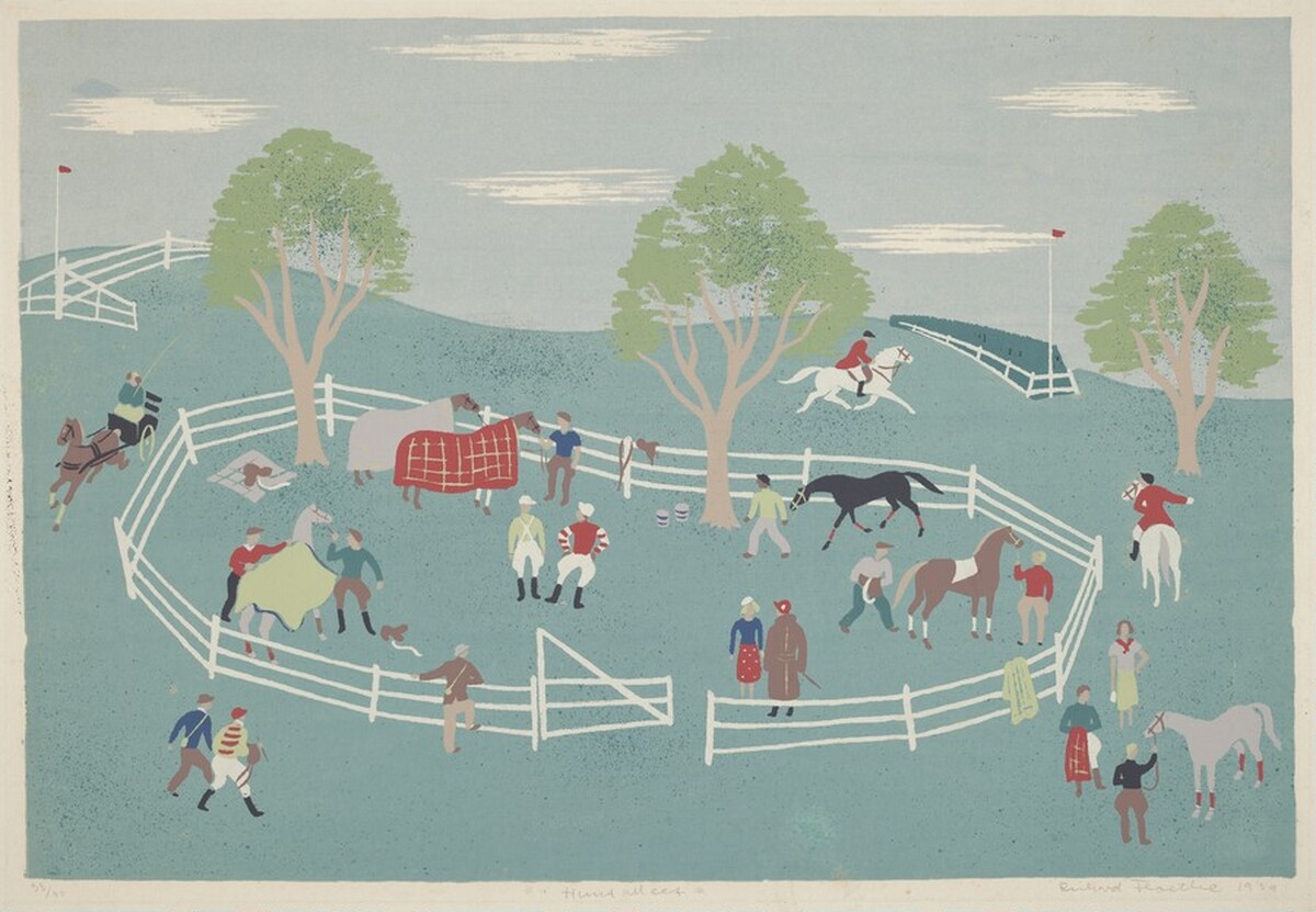 Hunt Meet by Richard Floethe