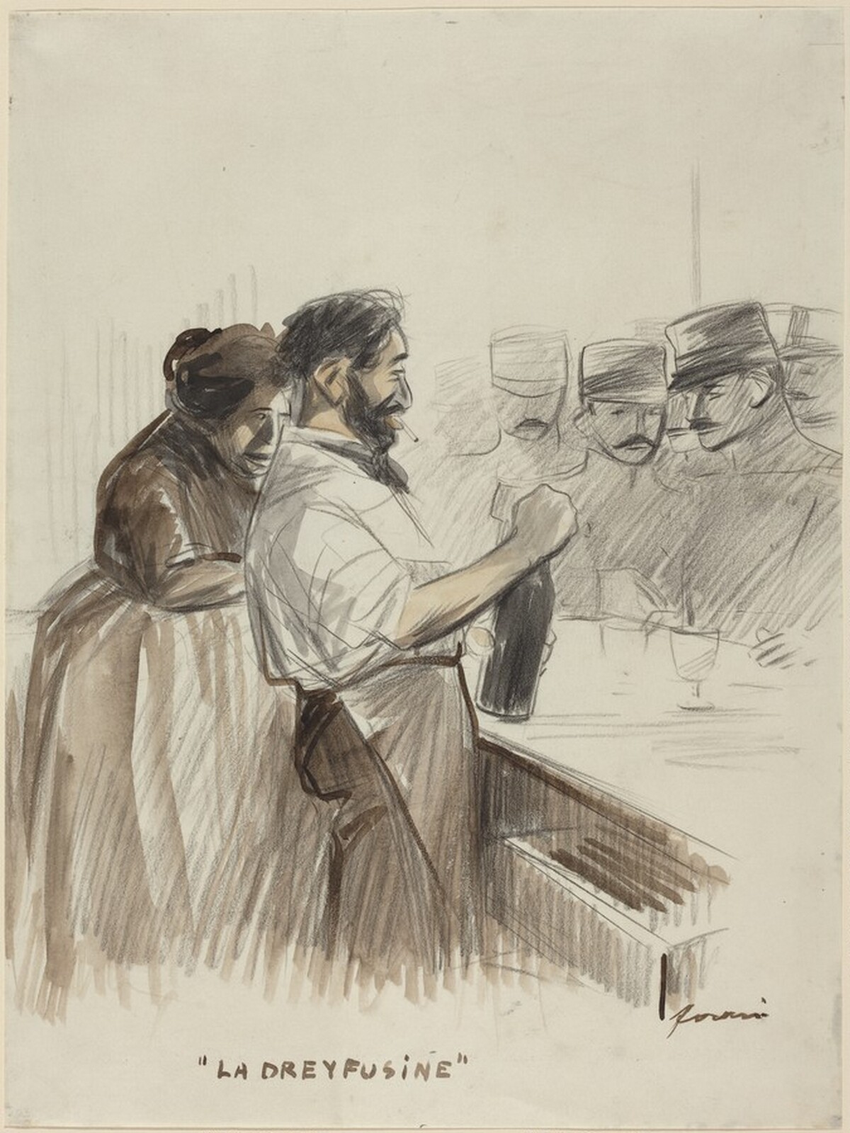 La Dreyfusine by Jean-Louis Forain