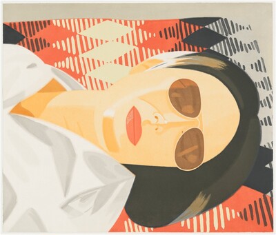 Reclining Figure, Indian Blanket
