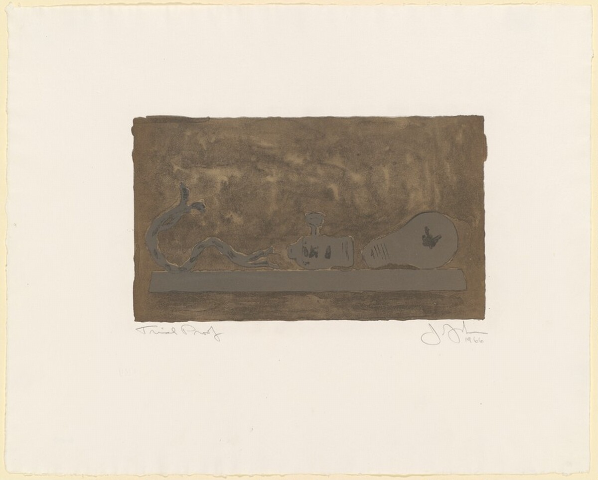Light Bulb [trial proof] by Jasper Johns