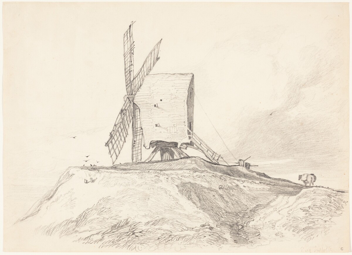 Eye Mill in Suffolk by Attributed to John Sell Cotman