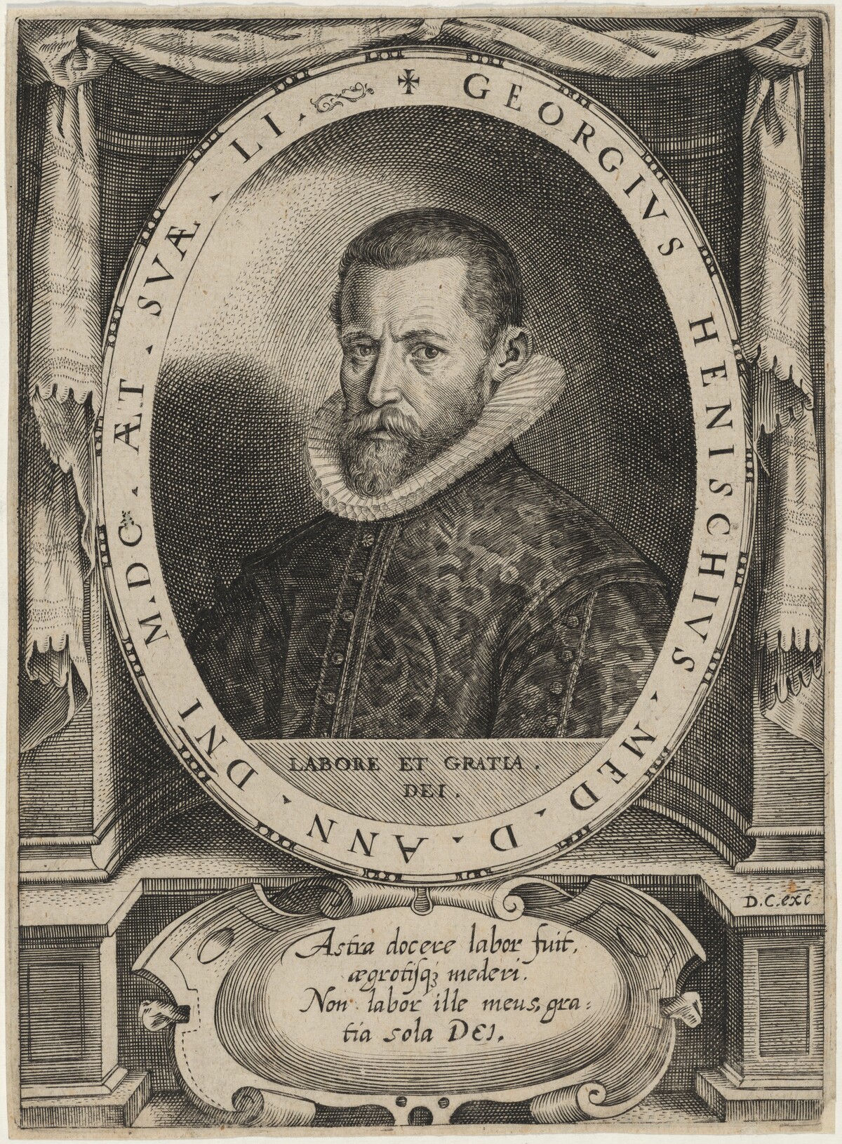 Georgius Henischius, Doctor of Medicine by Unknown Artist