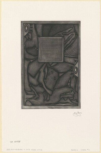 Untitled (Orange Mezzotint) [state proof of 1st state]