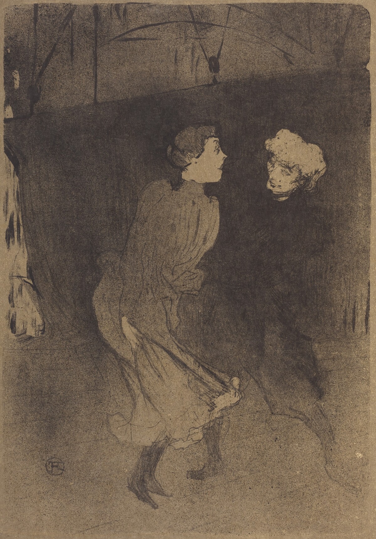 Dress Rehearsal at the Folies-Bergere (Répétition générale aux Folies-Bergère) by Henri de Toulouse-Lautrec