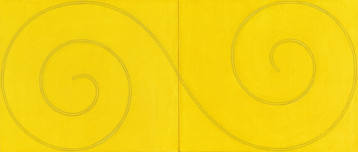 Curled Figure XVIII (study) by Robert Mangold