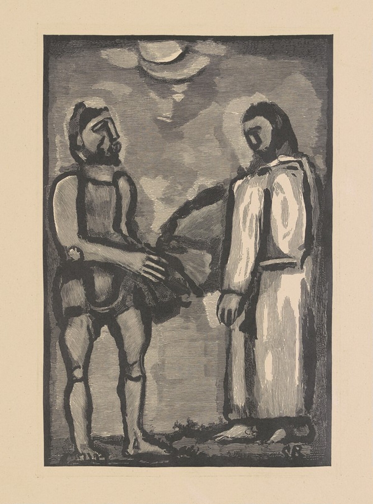 Revoit Le Thalbor  (3/4) (E. Halpert Collection) by Georges Rouault