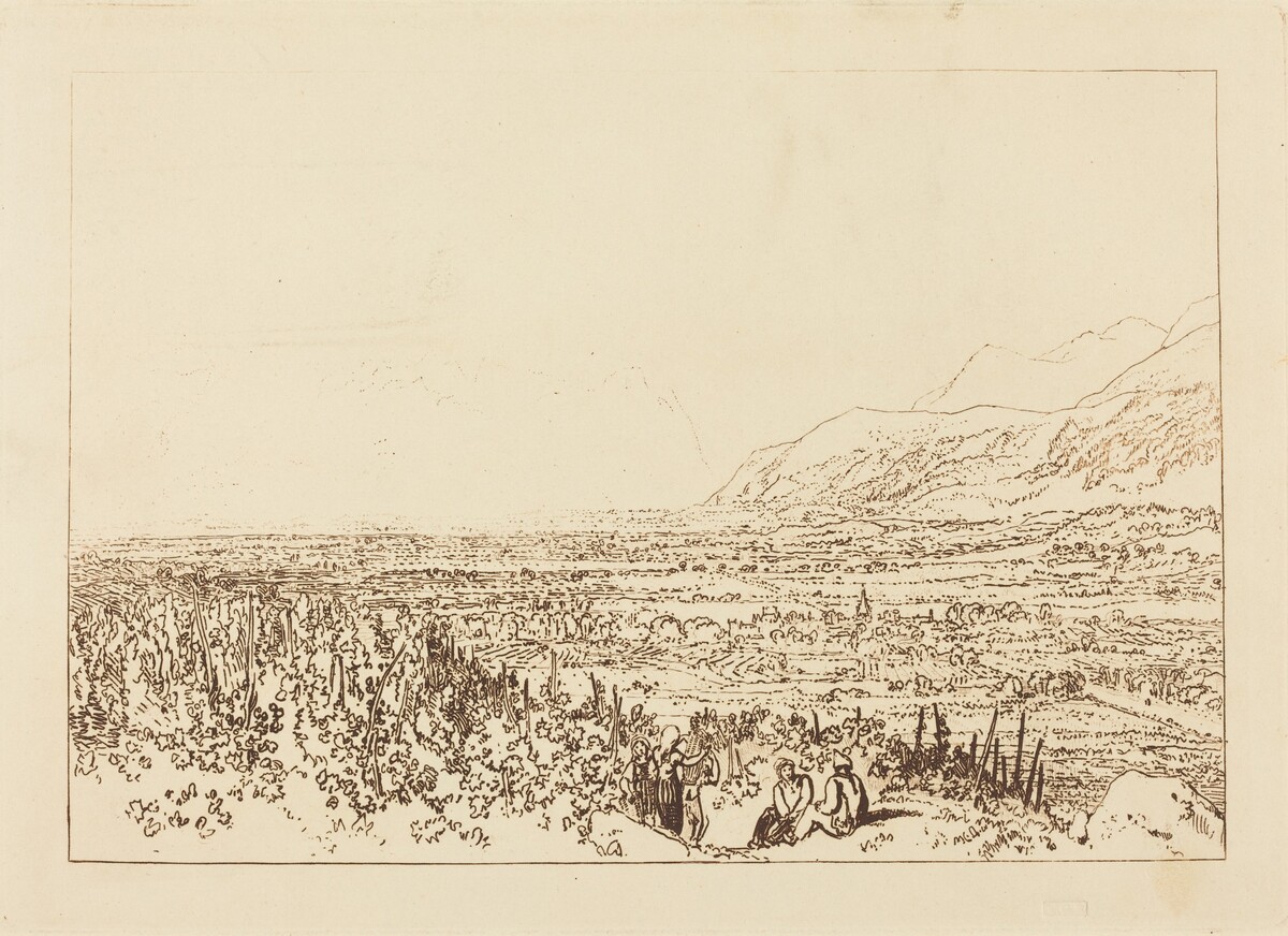 Chain of Alps from Grenoble to Chamberi by Joseph Mallord William Turner