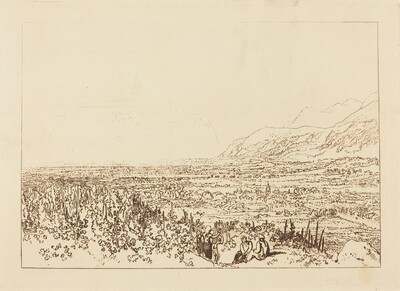 Chain of Alps from Grenoble to Chamberi