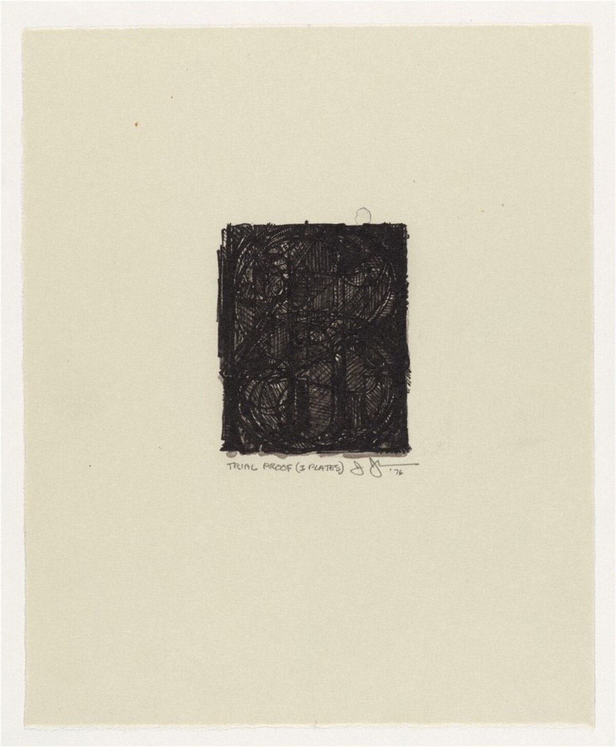0 through 9 [trial proof] by Jasper Johns