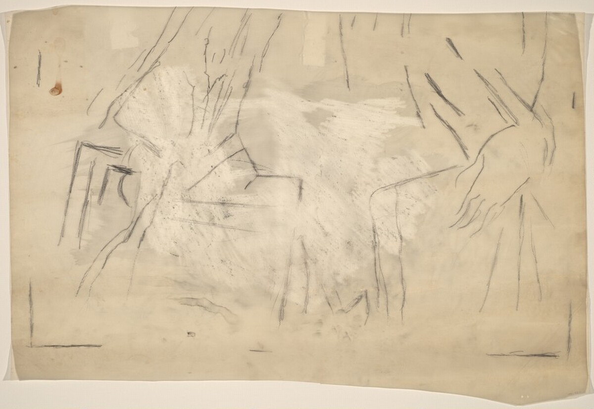Study for "Untitled (Mrs. Marin)" [lower half] by John Marin