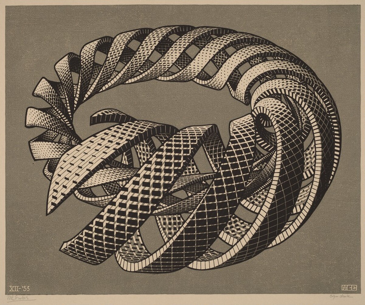 Spirals by M.C. Escher
