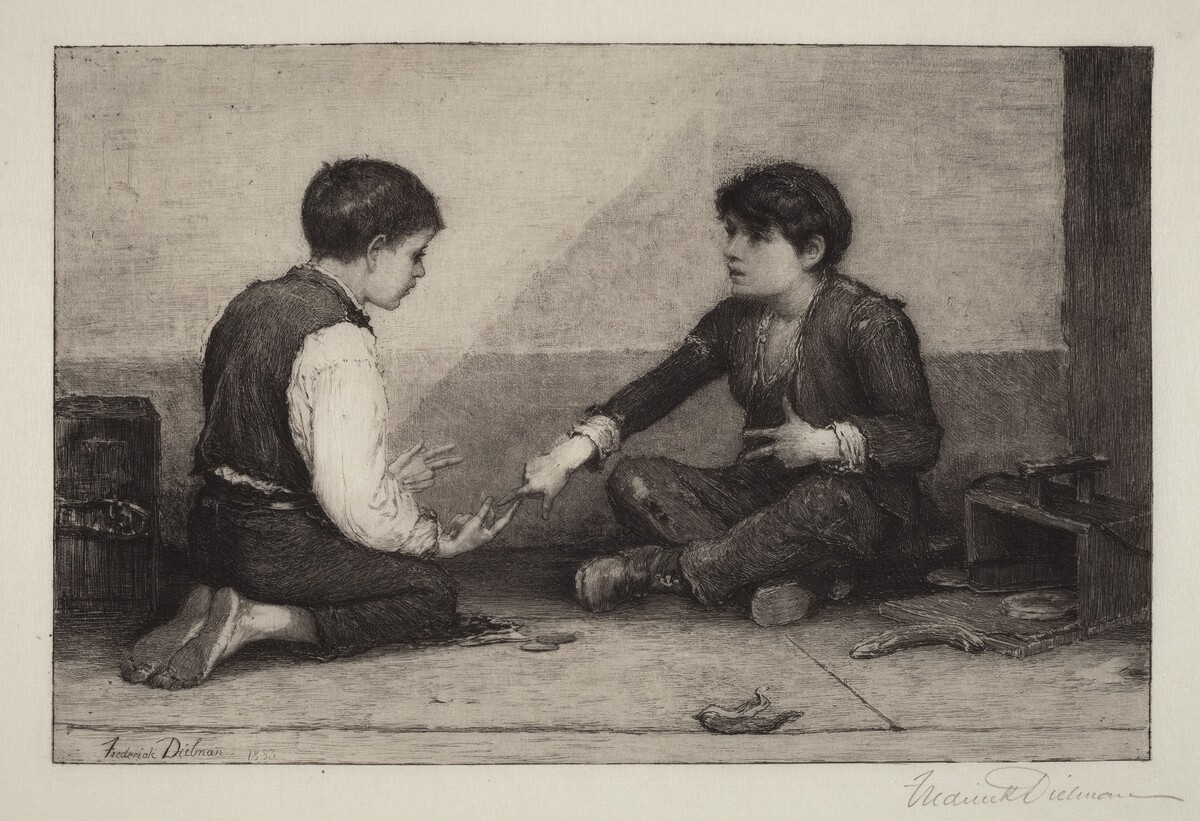 The Mora Players by Frederick Dielman