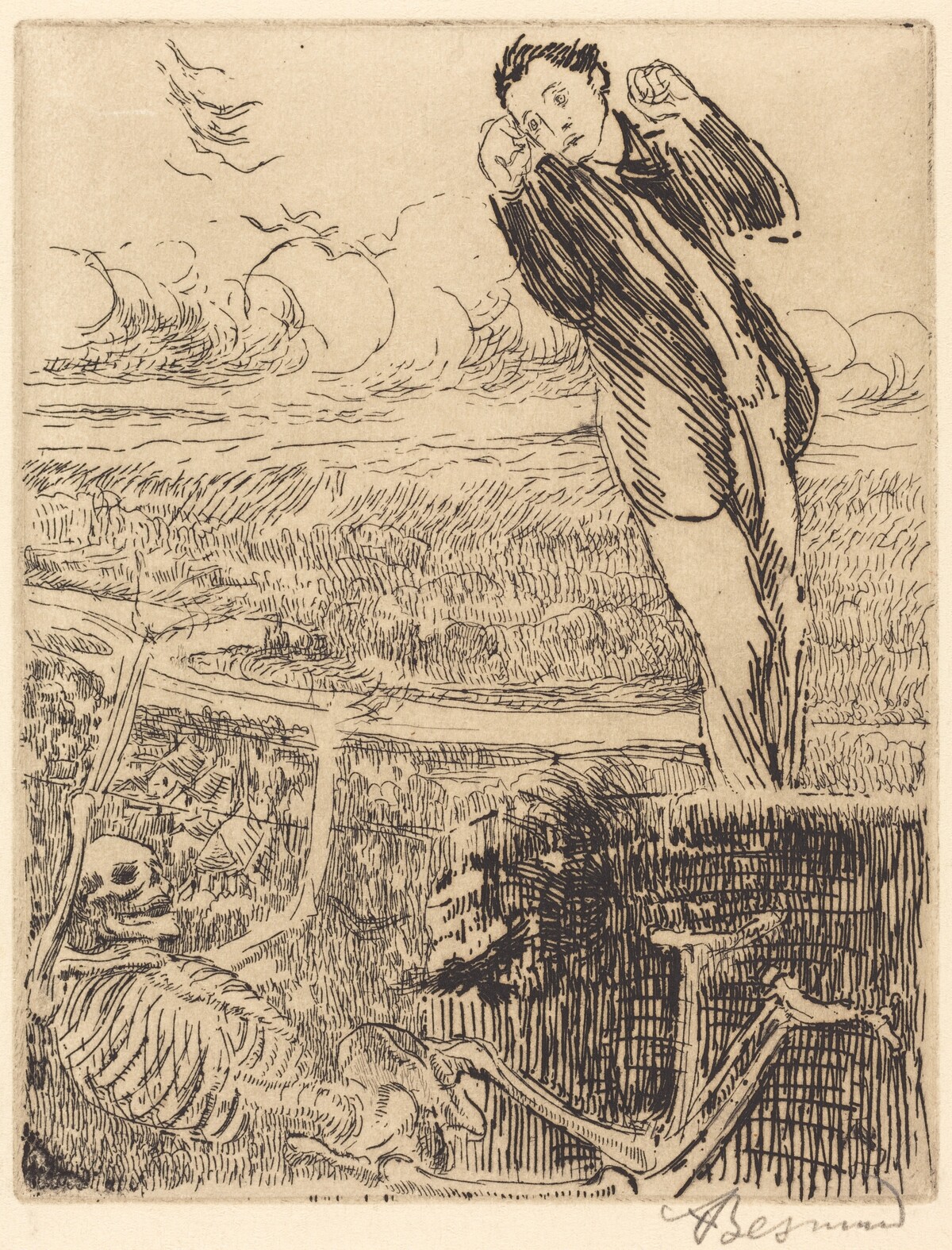 Vertigo (Le vertige) by Albert Besnard