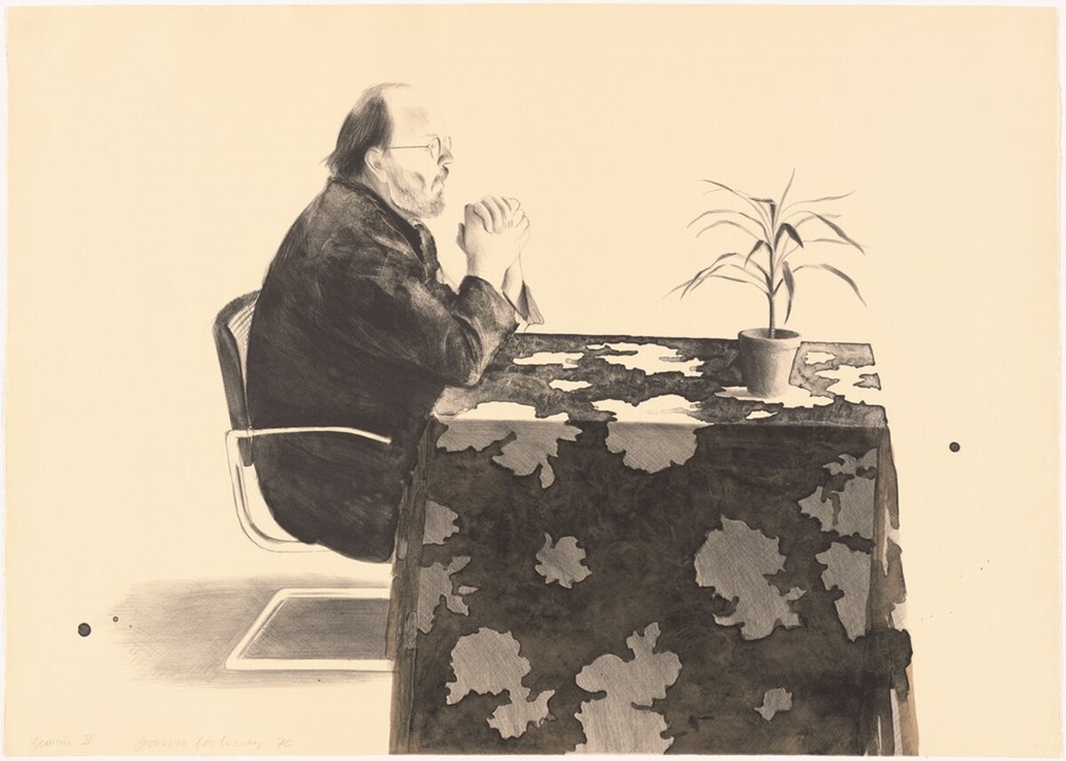 Henry at the Table by David Hockney