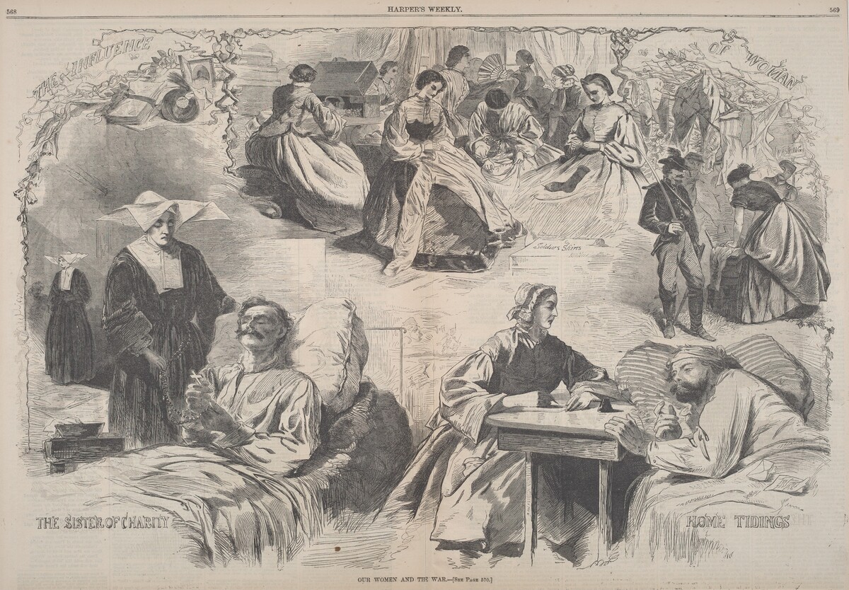Our Women and the War by after Winslow Homer