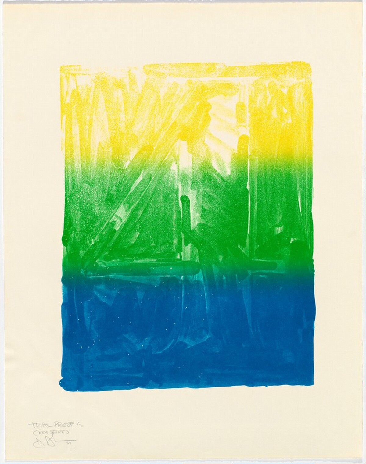 Figure 4 [trial proof] by Jasper Johns