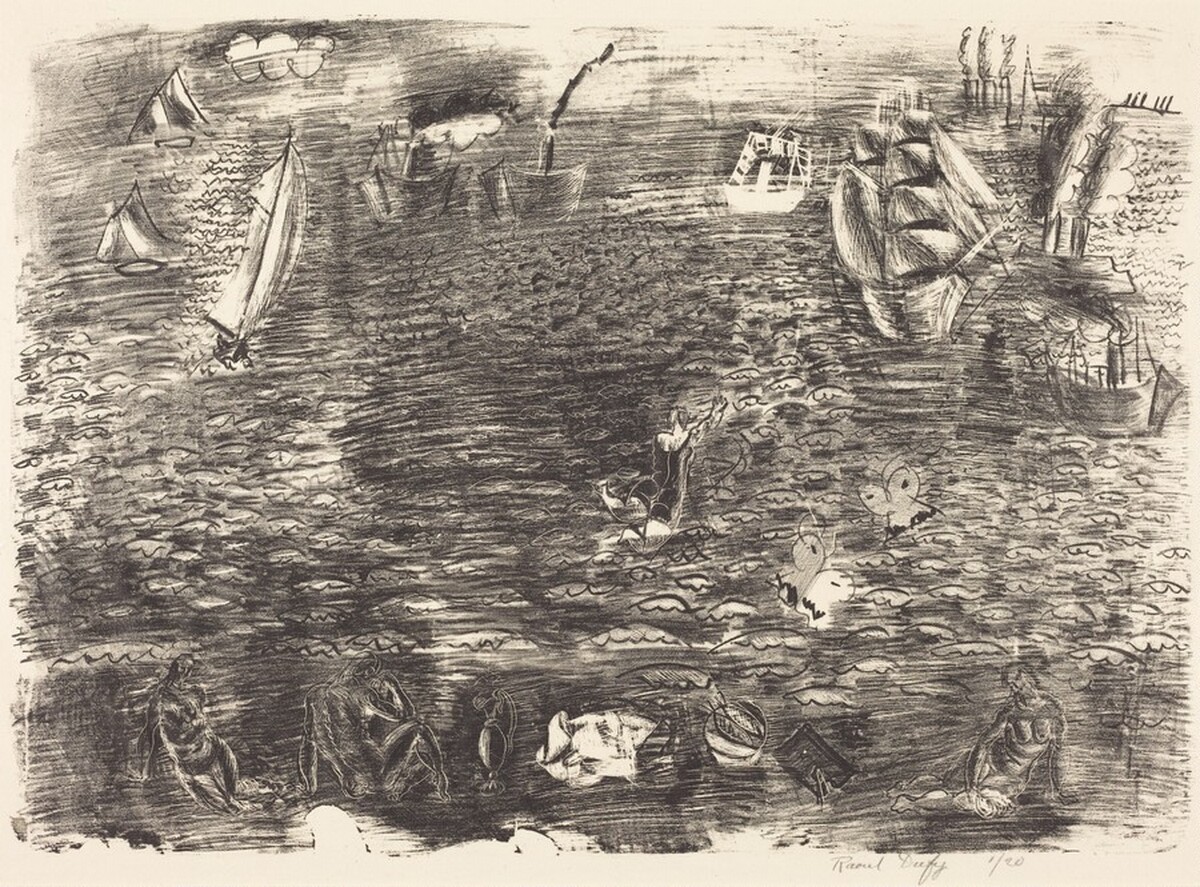 La Mediterranee by Raoul Dufy