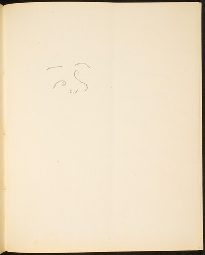 Benonnenes Gesicht (Sketch of Face) [p. 13]