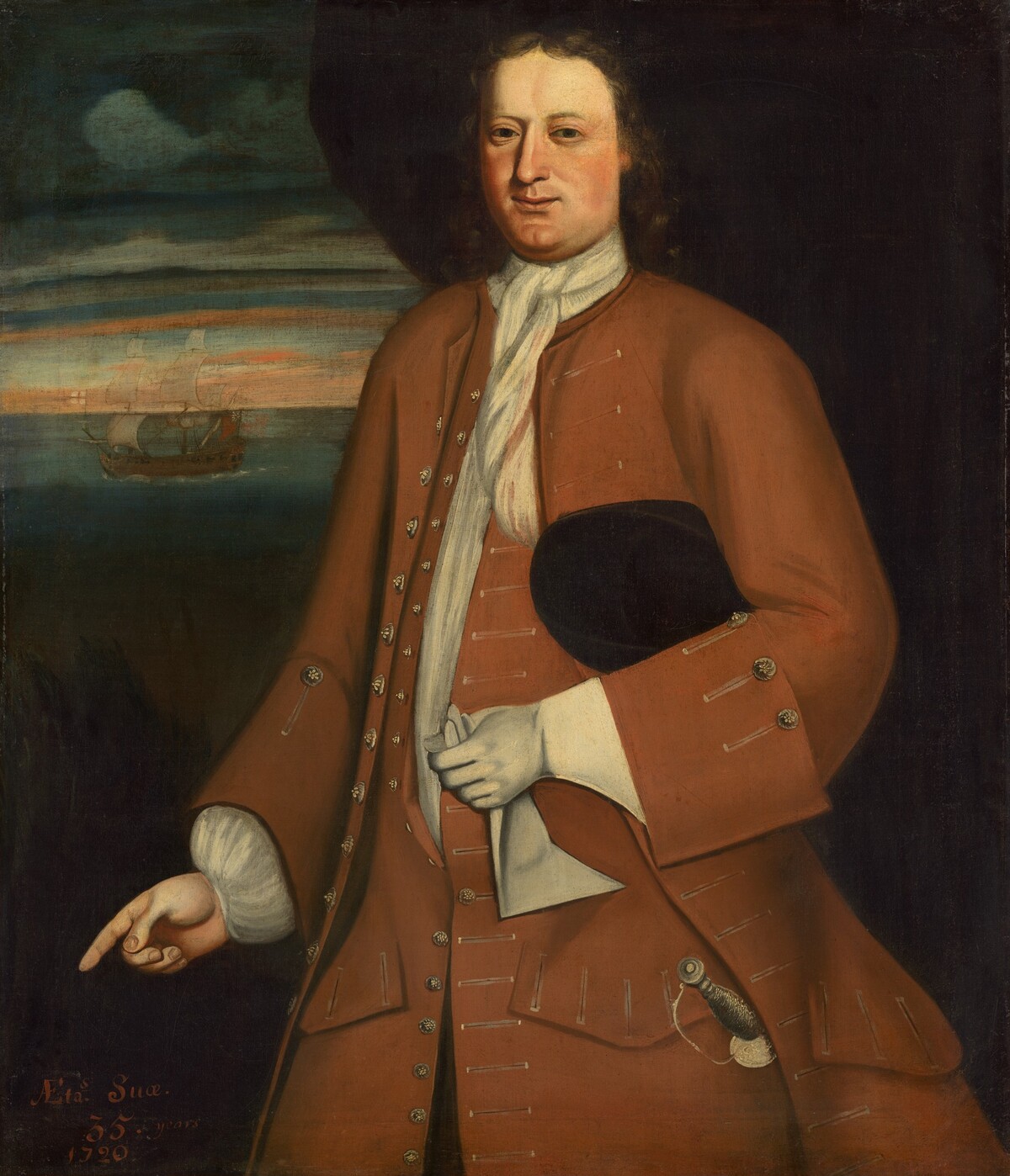 Mr. Willson by The Schuyler Limner (Possibly Nehemiah Partridge)