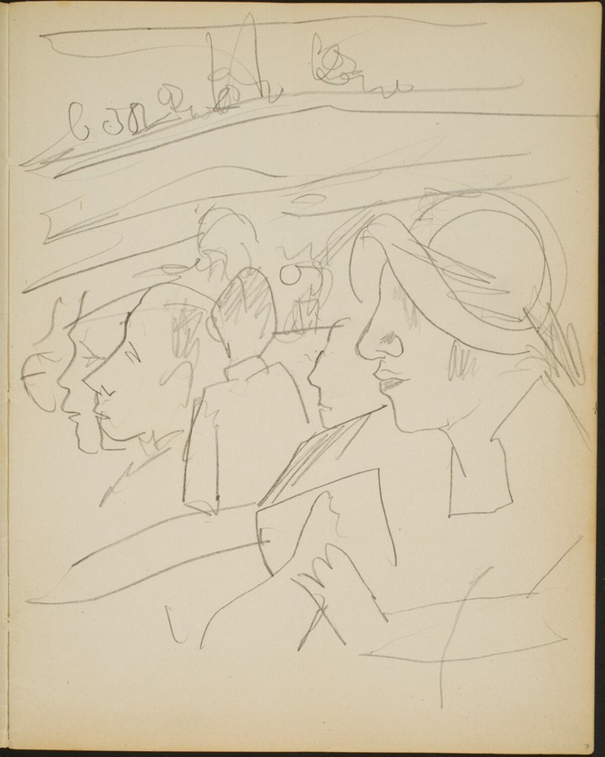 Zuschauer (Audience) [p. 7] by Max Beckmann