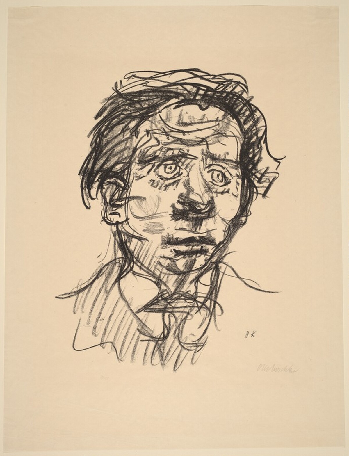 Portrait of Max Reinhardt by Oskar Kokoschka