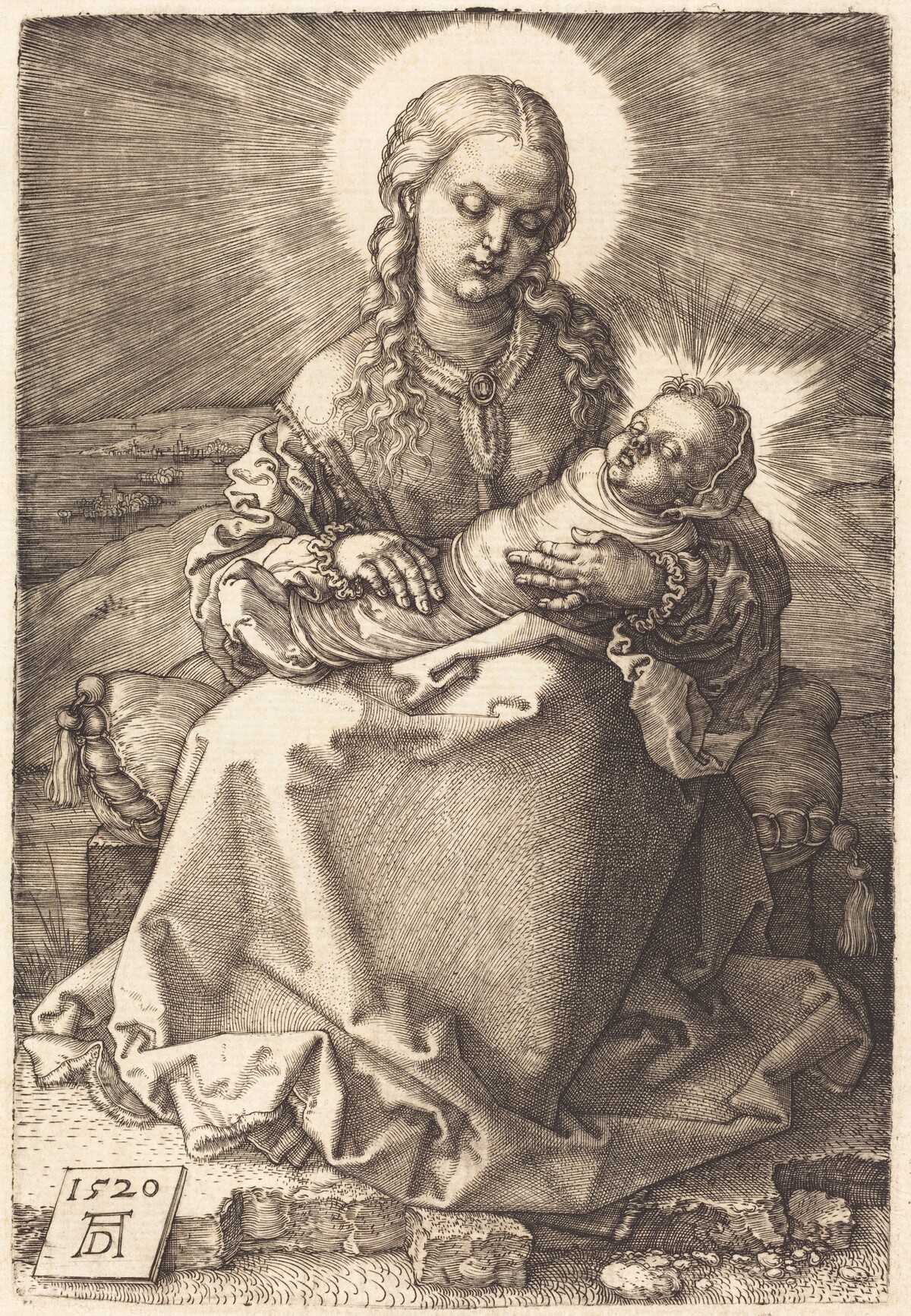 The Virgin with the Swaddled Child by Albrecht Dürer