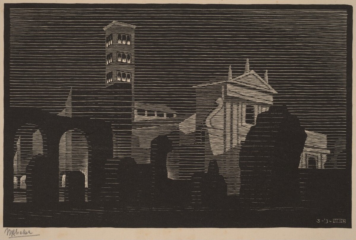 Santa Francesca Romana by M.C. Escher
