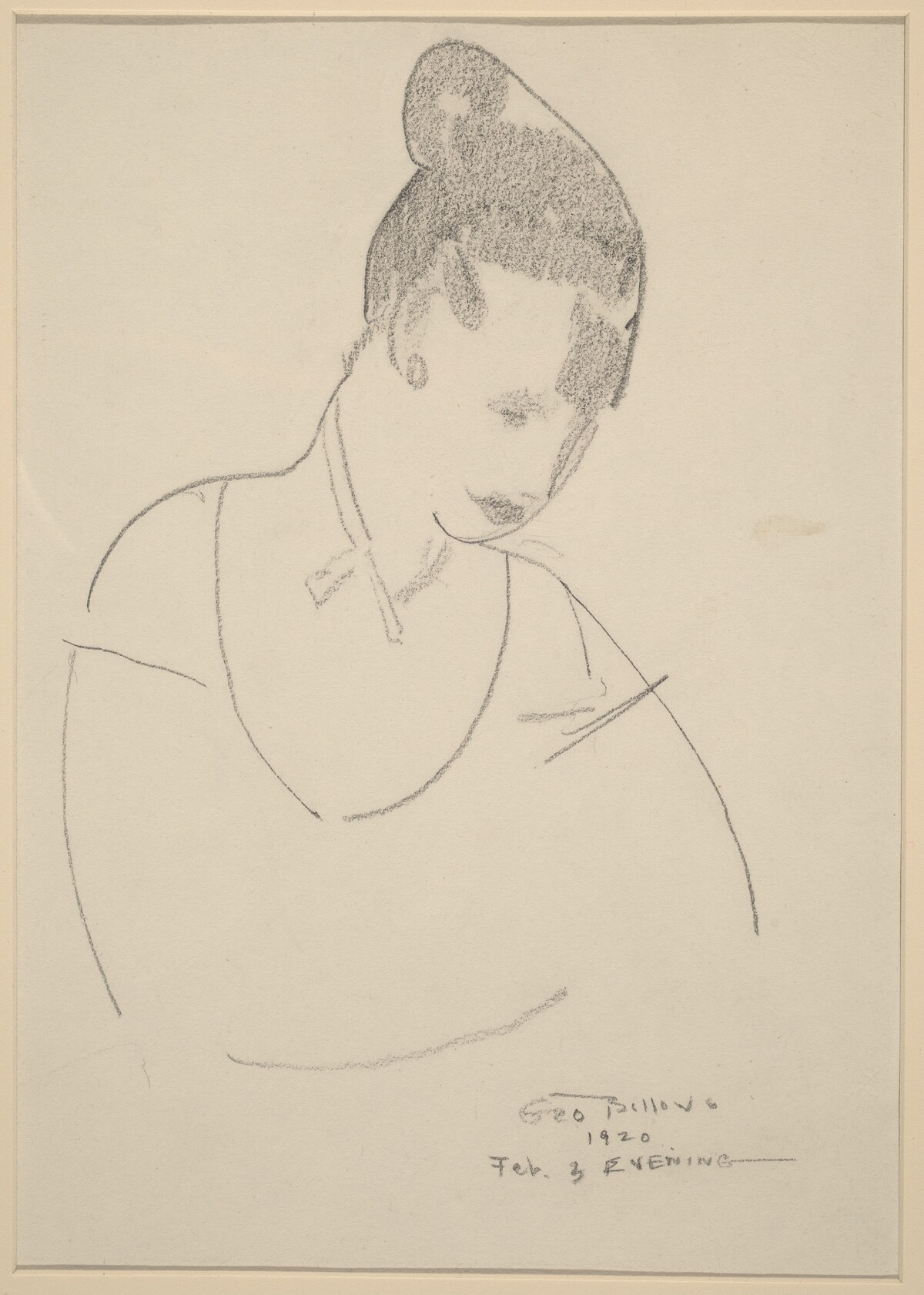 Elsie Speicher [verso] by George Bellows
