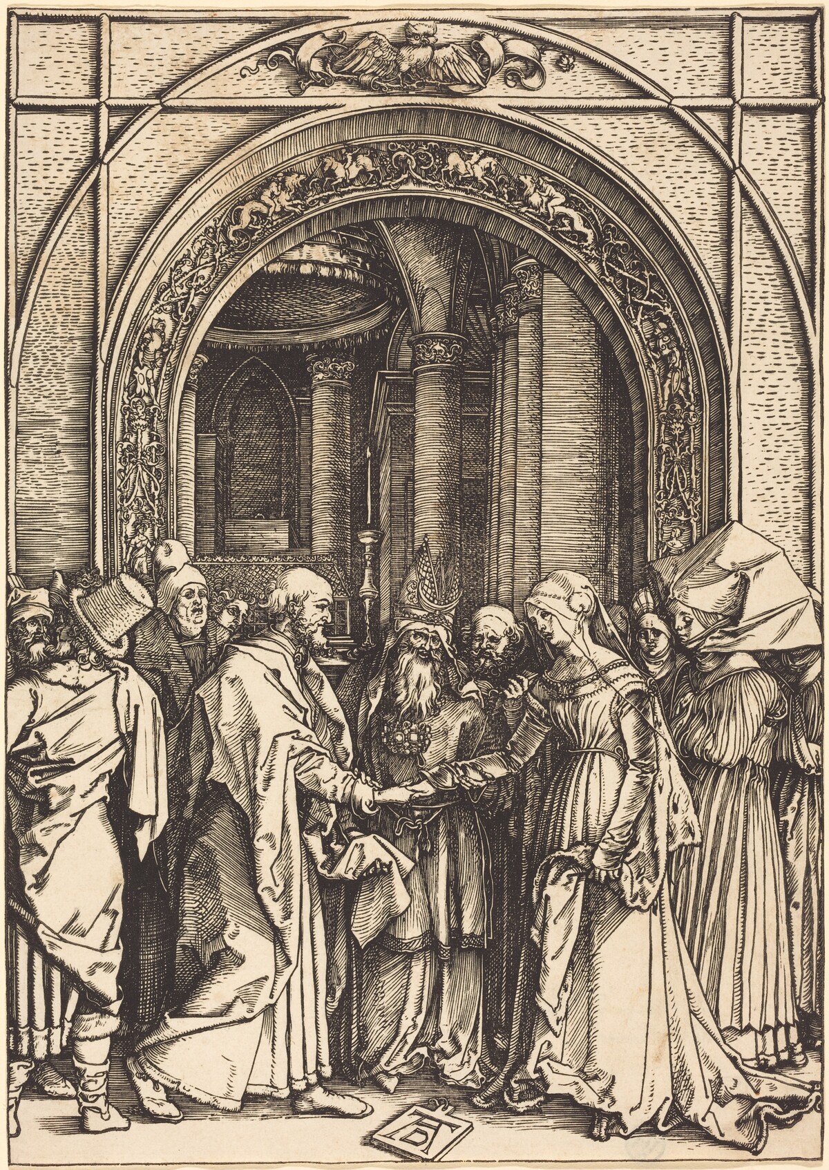 The Betrothal of the Virgin by Albrecht Dürer