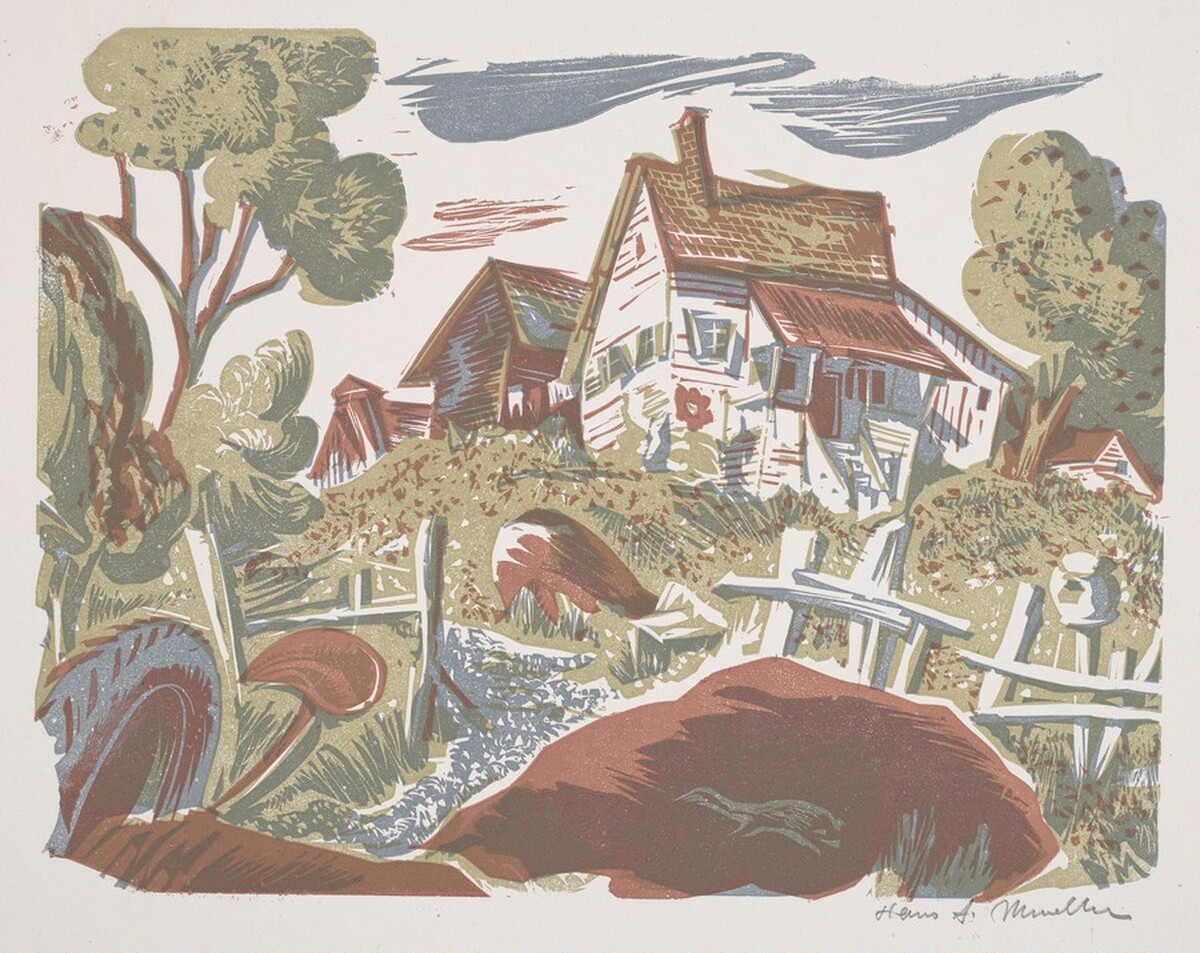 Abandoned Farm by Hans Alexander Mueller