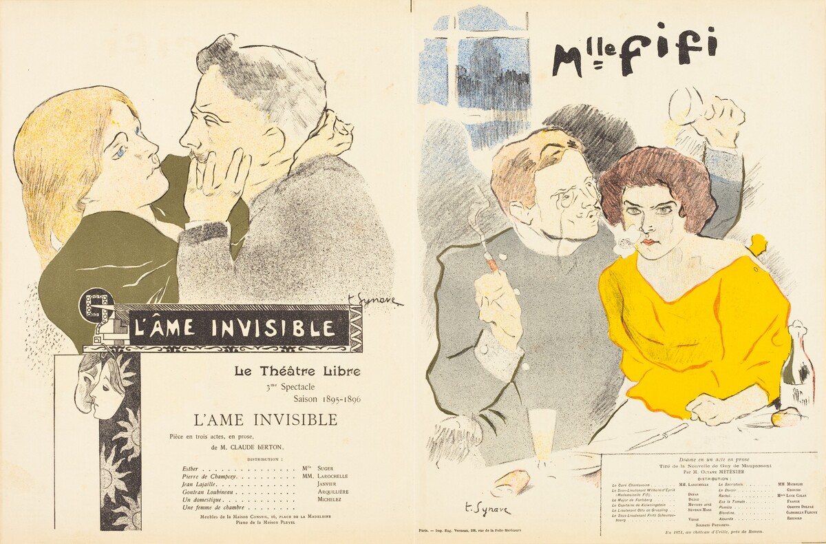 L'Ame invisible; Mademoiselle Fifi by Tancrède Synave