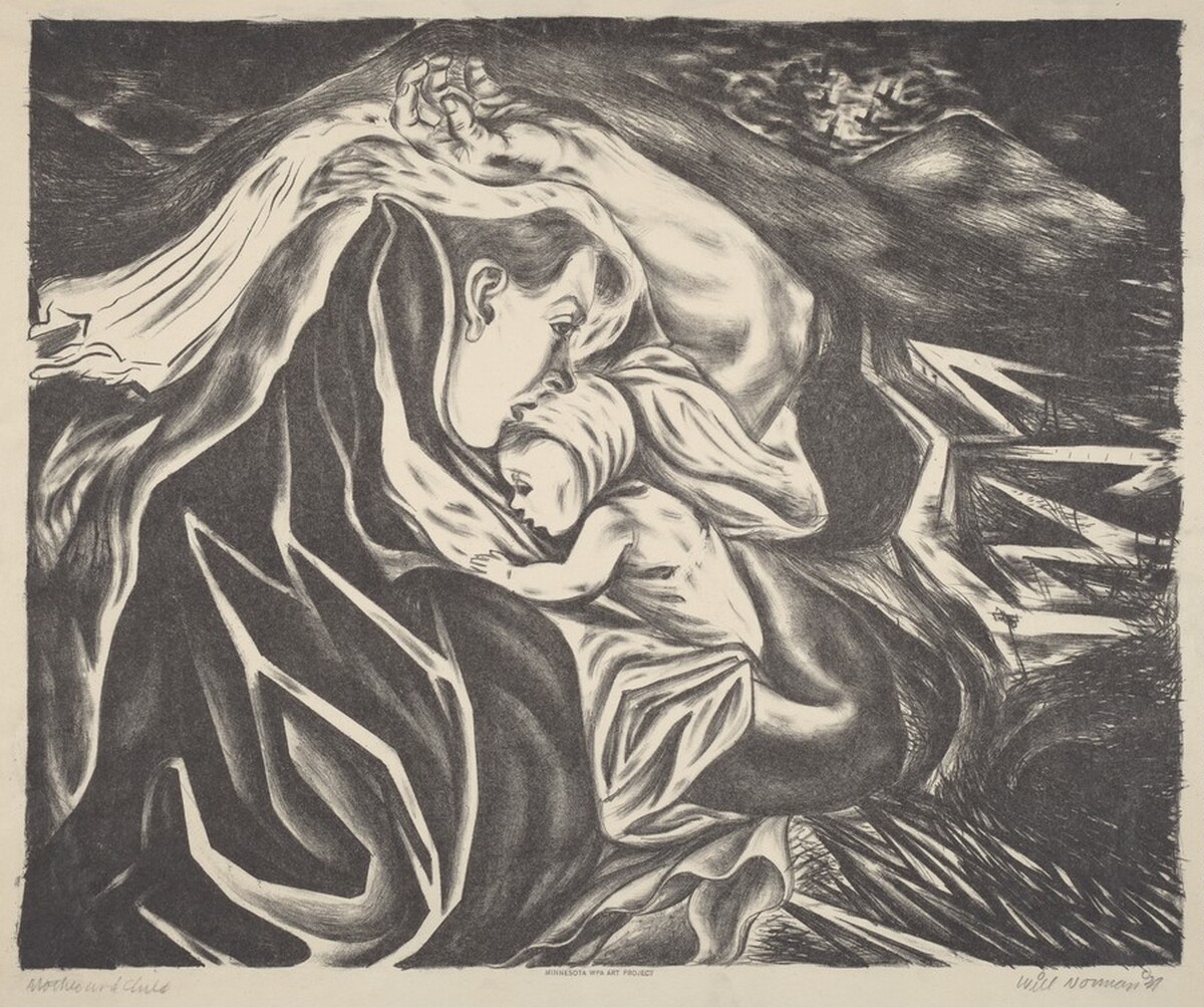 Mother and Child by William Norman