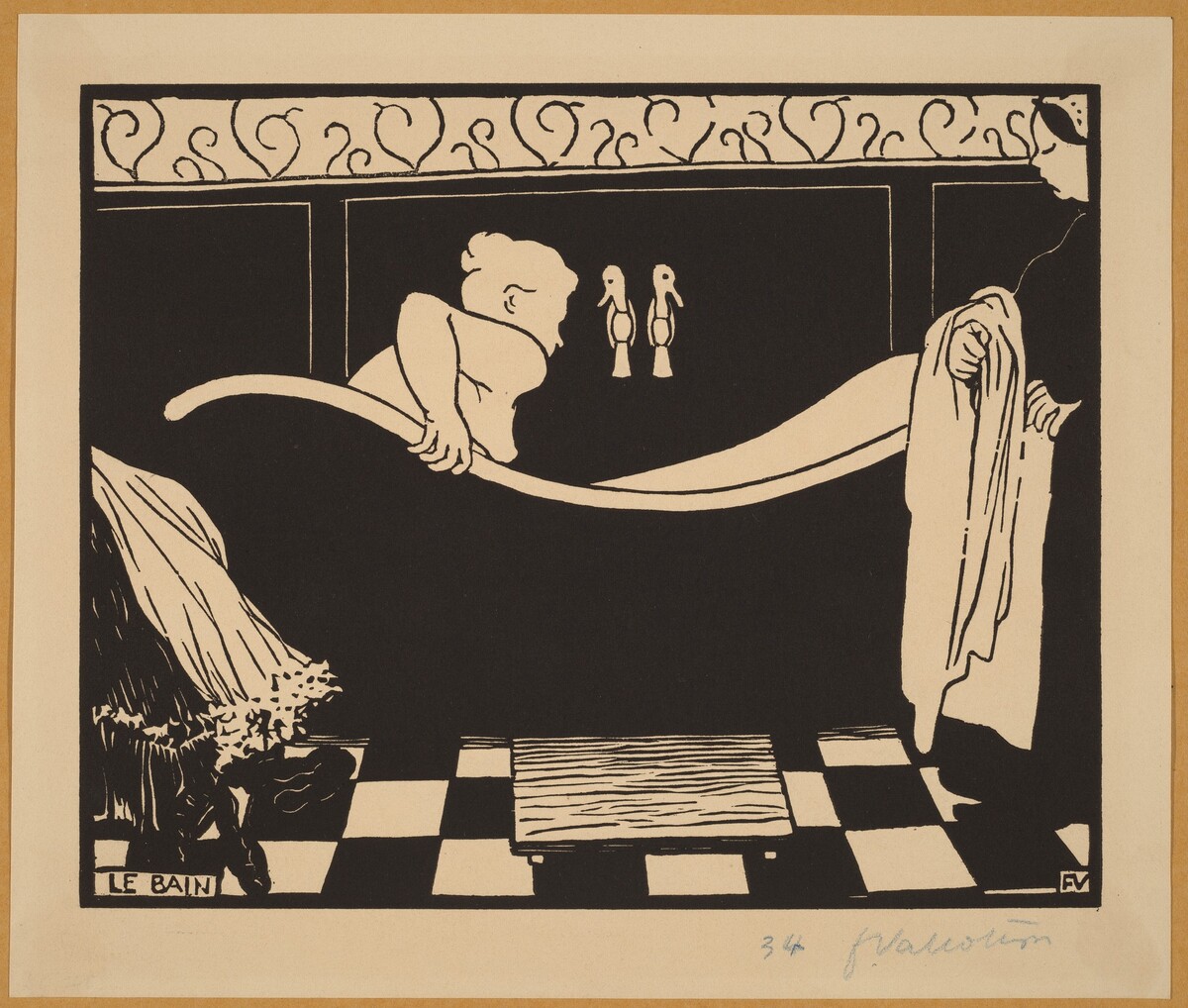 Le Bain (The Bath) by Félix Vallotton