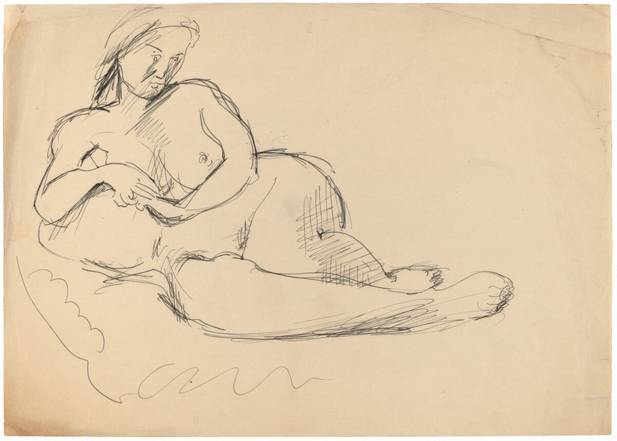 Reclining Female by Mark Rothko