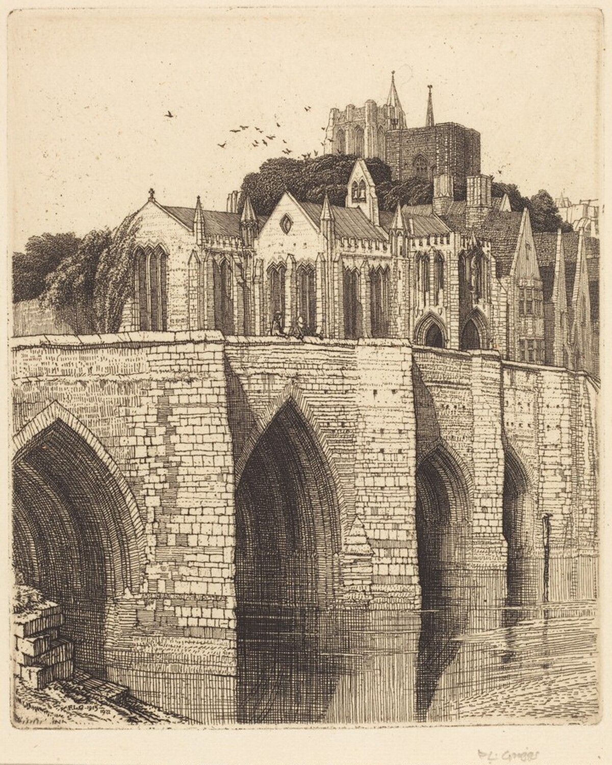 Linn Bridge by F.L. Griggs