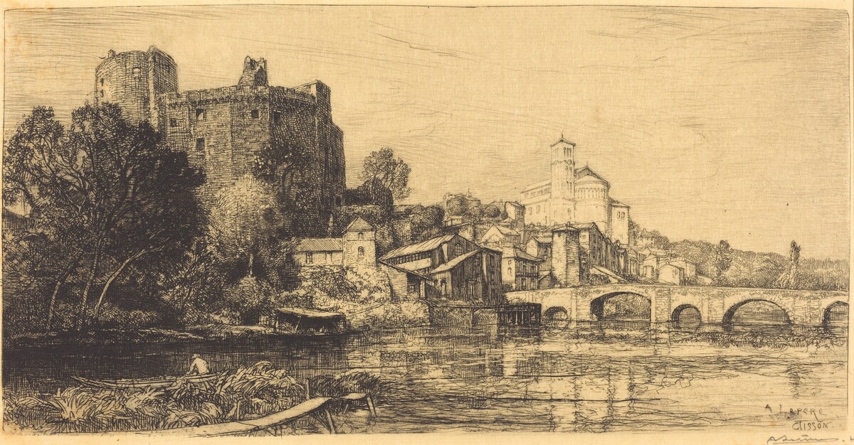 Clisson (Lower Loire) by Auguste Lepère