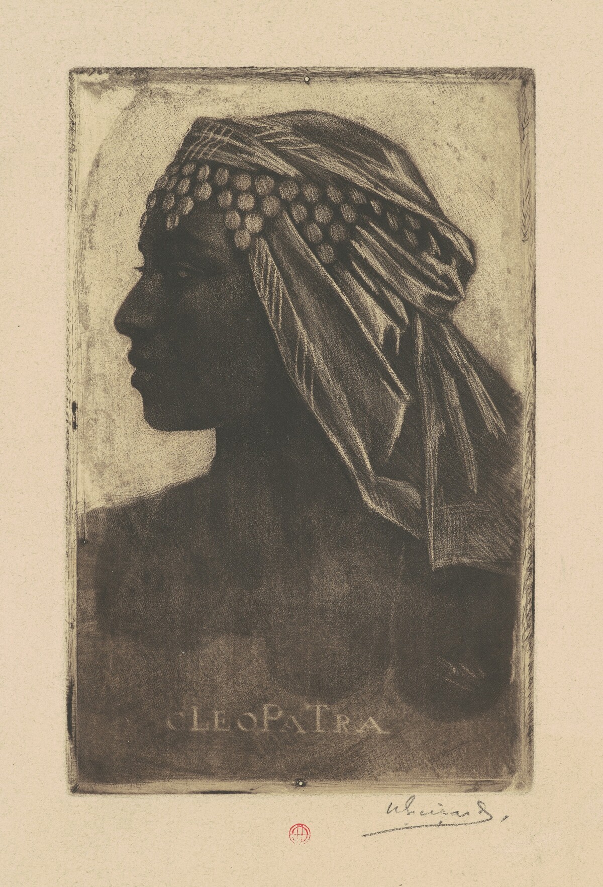 Cleopatra by Henri-Charles Guérard