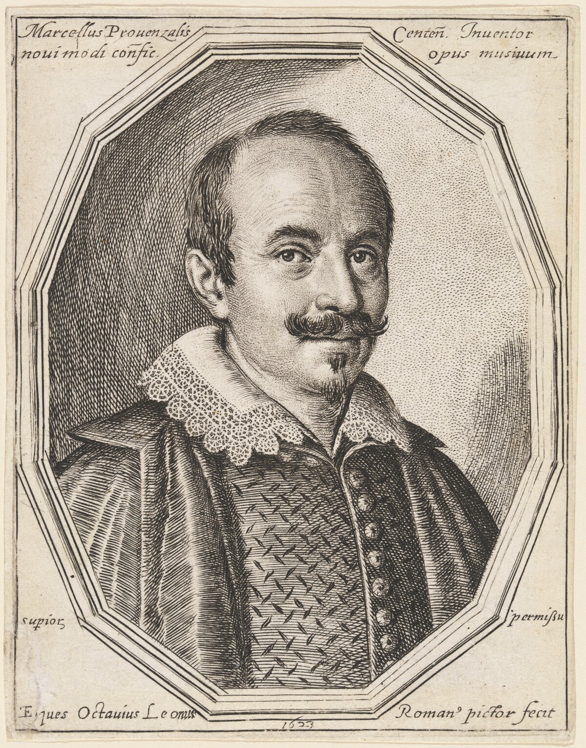 Marcello Provenzale by Ottavio Leoni