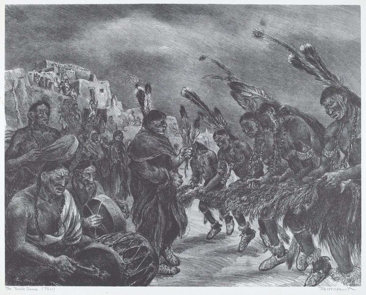 The Turtle Dance (Taos) by Ira Moskowitz