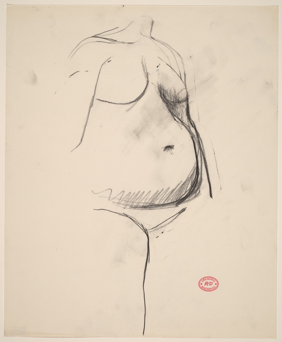 Untitled [female torso] by Richard Diebenkorn