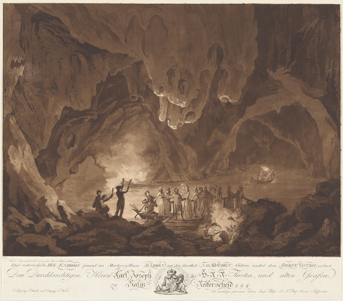 Boating Party in an Underground Cave by Joseph Fischer